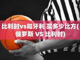 比利时vs匈牙利 买多少比方(俄罗斯 VS 比利时)