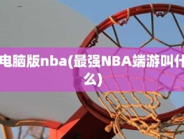 电脑版nba(最强NBA端游叫什么)