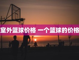 室外篮球价格 一个篮球的价格