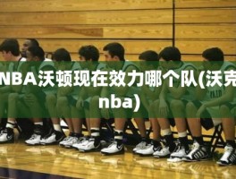 NBA沃顿现在效力哪个队(沃克nba)