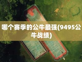 哪个赛季的公牛最强(9495公牛战绩)