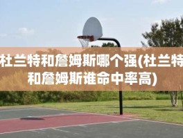 杜兰特和詹姆斯哪个强(杜兰特和詹姆斯谁命中率高)