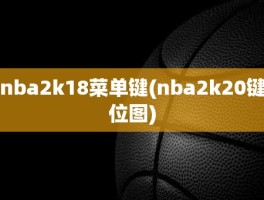 nba2k18菜单键(nba2k20键位图)