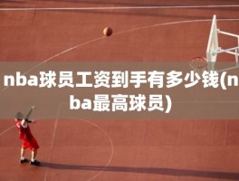 nba球员工资到手有多少钱(nba最高球员)