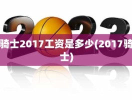 骑士2017工资是多少(2017骑士)