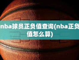 nba球员正负值查询(nba正负值怎么算)