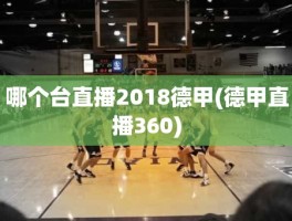 哪个台直播2018德甲(德甲直播360)