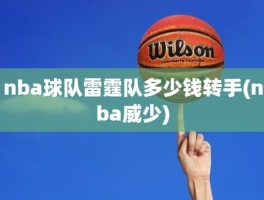 nba球队雷霆队多少钱转手(nba威少)