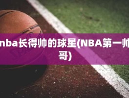 nba长得帅的球星(NBA第一帅哥)