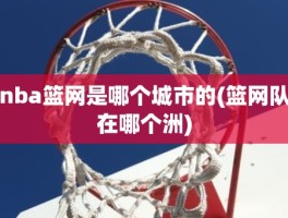 nba篮网是哪个城市的(篮网队在哪个洲)