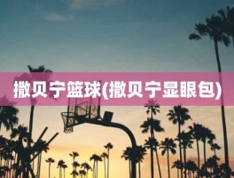 撒贝宁篮球(撒贝宁显眼包)