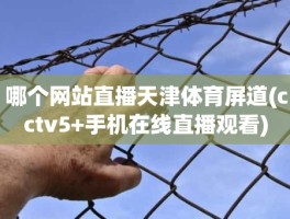 哪个网站直播天津体育屏道(cctv5+手机在线直播观看)