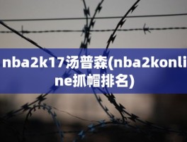 nba2k17汤普森(nba2konline抓帽排名)