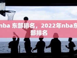 nba 东部排名，2022年nba东部排名