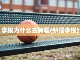 李根为什么去新疆(新疆李根)