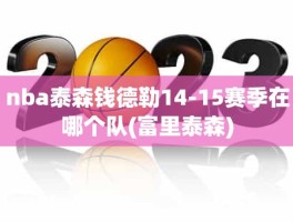 nba泰森钱德勒14-15赛季在哪个队(富里泰森)