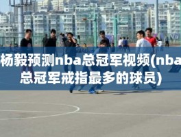 杨毅预测nba总冠军视频(nba总冠军戒指最多的球员)