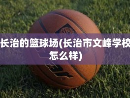 长治的篮球场(长治市文峰学校怎么样)