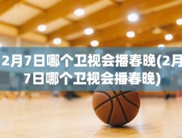 2月7日哪个卫视会播春晚(2月7日哪个卫视会播春晚)