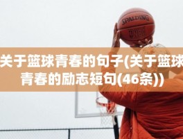 关于篮球青春的句子(关于篮球青春的励志短句(46条))