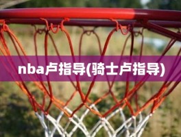 nba卢指导(骑士卢指导)