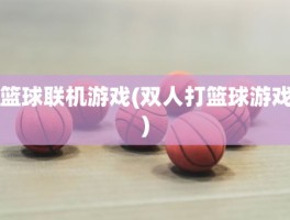 篮球联机游戏(双人打篮球游戏)