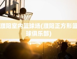 濮阳室内篮球场(濮阳正方形篮球俱乐部)