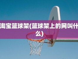 淘宝篮球架(篮球架上的网叫什么)