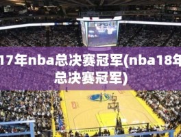 17年nba总决赛冠军(nba18年总决赛冠军)