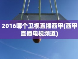 2016哪个卫视直播西甲(西甲直播电视频道)