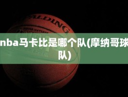 nba马卡比是哪个队(摩纳哥球队)