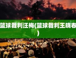 篮球裁判汪梅(篮球裁判王晓春)