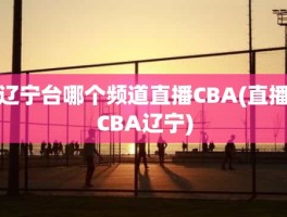 辽宁台哪个频道直播CBA(直播CBA辽宁)