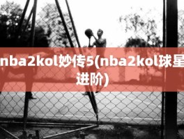 nba2kol妙传5(nba2kol球星进阶)