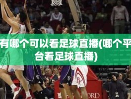 有哪个可以看足球直播(哪个平台看足球直播)