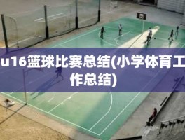 u16篮球比赛总结(小学体育工作总结)