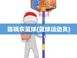 陈晓东篮球(篮球运动员)