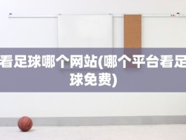 看足球哪个网站(哪个平台看足球免费)