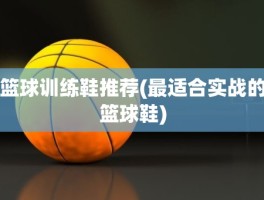 篮球训练鞋推荐(最适合实战的篮球鞋)