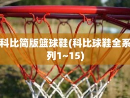 科比简版篮球鞋(科比球鞋全系列1~15)