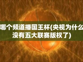 哪个频道播国王杯(央视为什么没有五大联赛版权了)