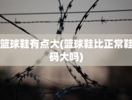 篮球鞋有点大(篮球鞋比正常鞋码大吗)