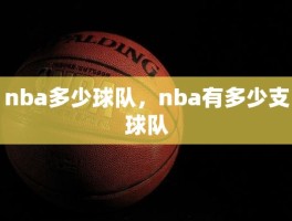 nba多少球队，nba有多少支球队