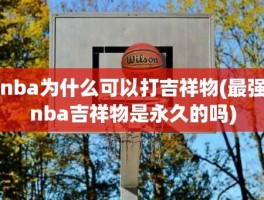 nba为什么可以打吉祥物(最强nba吉祥物是永久的吗)