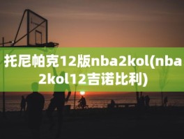 托尼帕克12版nba2kol(nba2kol12吉诺比利)