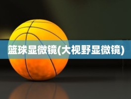 篮球显微镜(大视野显微镜)