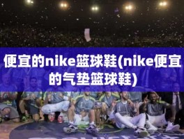 便宜的nike篮球鞋(nike便宜的气垫篮球鞋)
