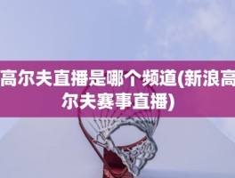 高尔夫直播是哪个频道(新浪高尔夫赛事直播)