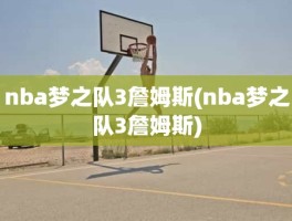 nba梦之队3詹姆斯(nba梦之队3詹姆斯)
