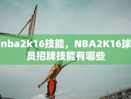 nba2k16技能，NBA2K16球员招牌技能有哪些